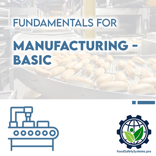 SQF FUNDAMENTALS FOR MANUFACTURING BASIC