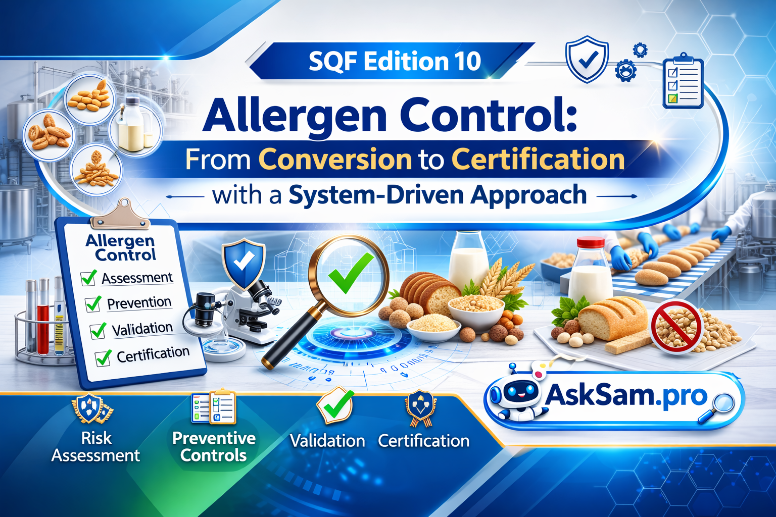 Blog - Banner - SQF - Allergen Control